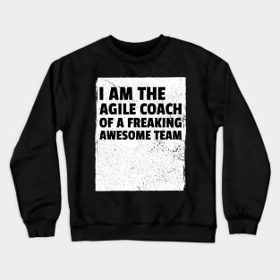 I am the agile coach of a freaking awesome team Crewneck Sweatshirt